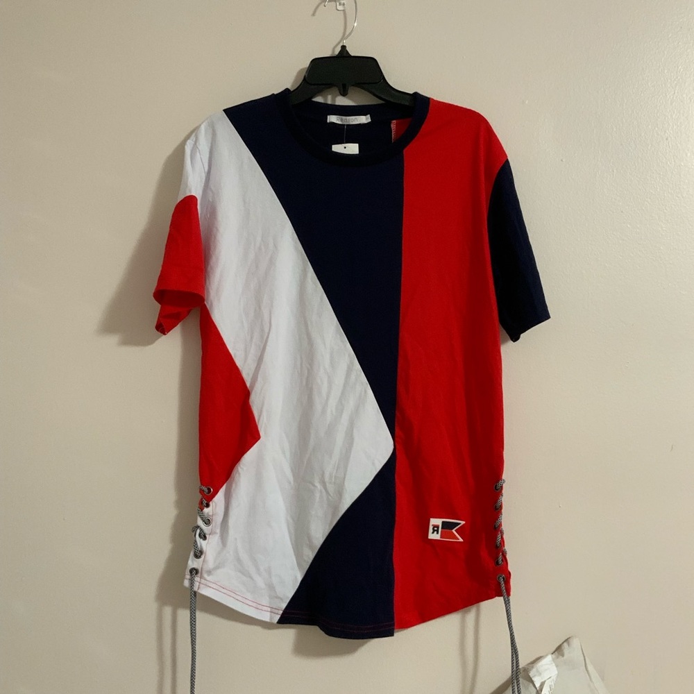 REASON Lace up sides Tee